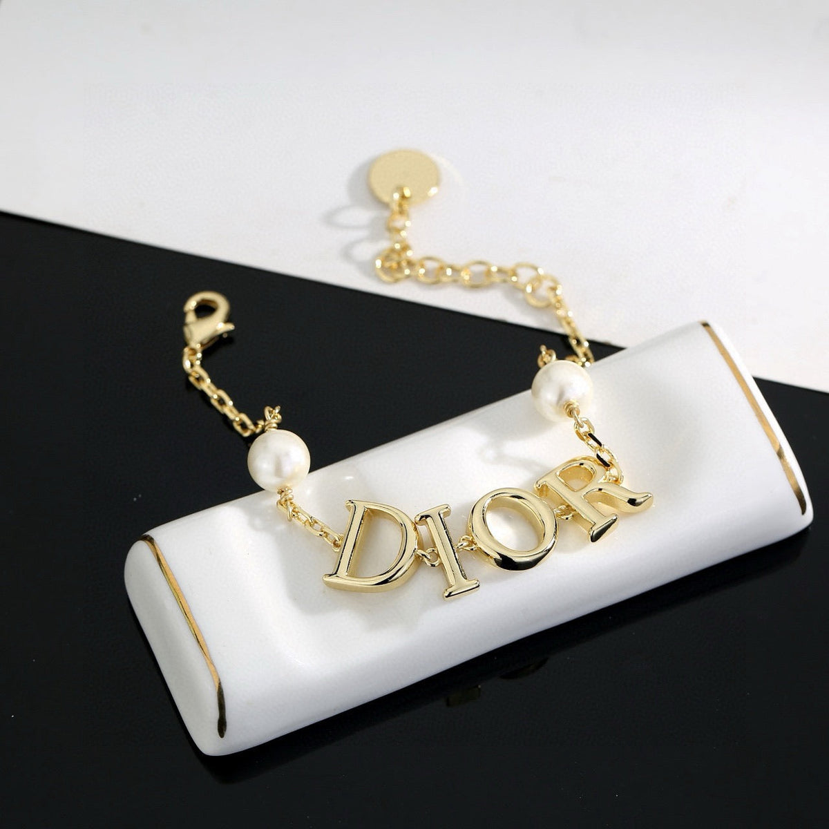 Martin Graham bracelet in polished metal-tone – main product view