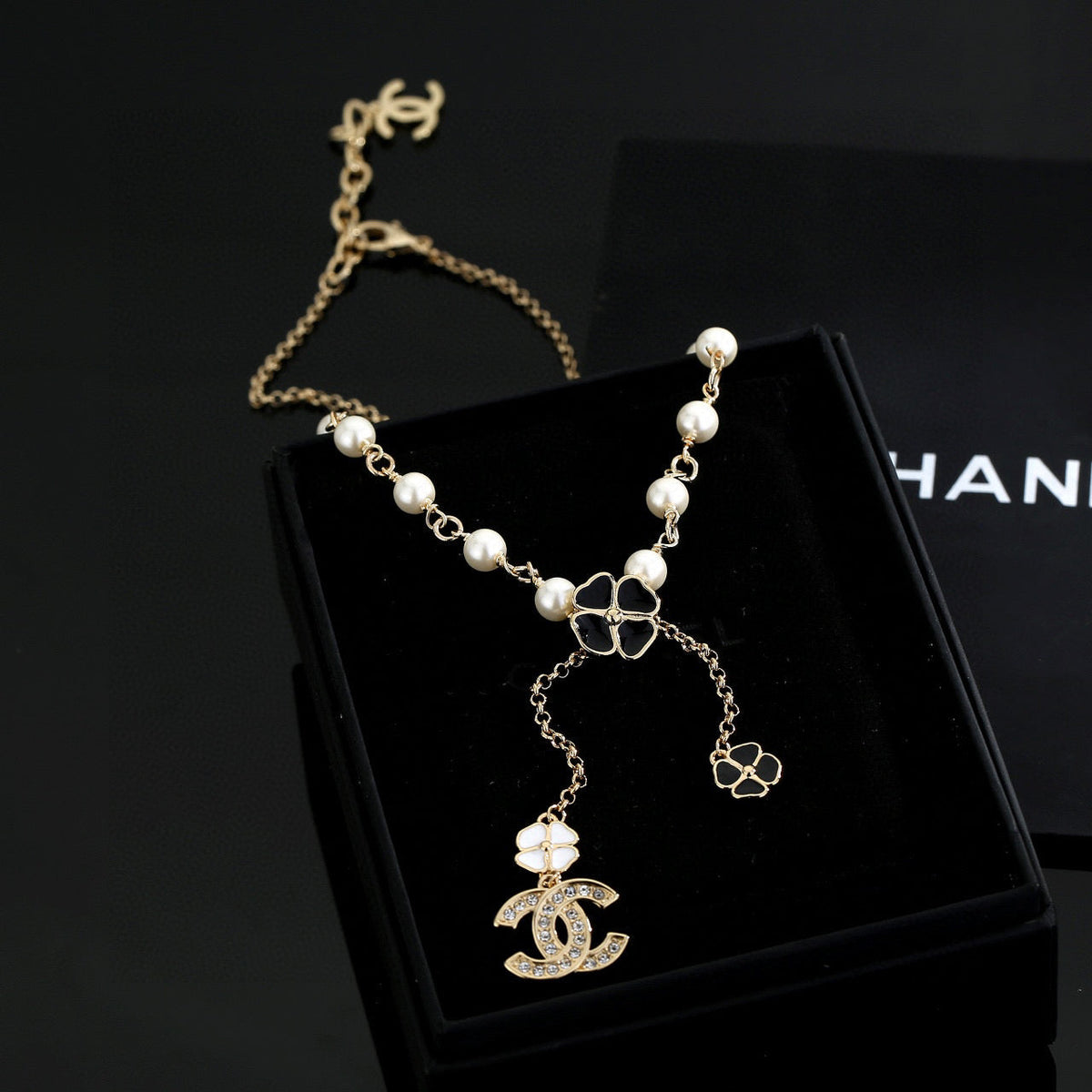 Martin Graham pendant necklace in polished metal-tone – main product view