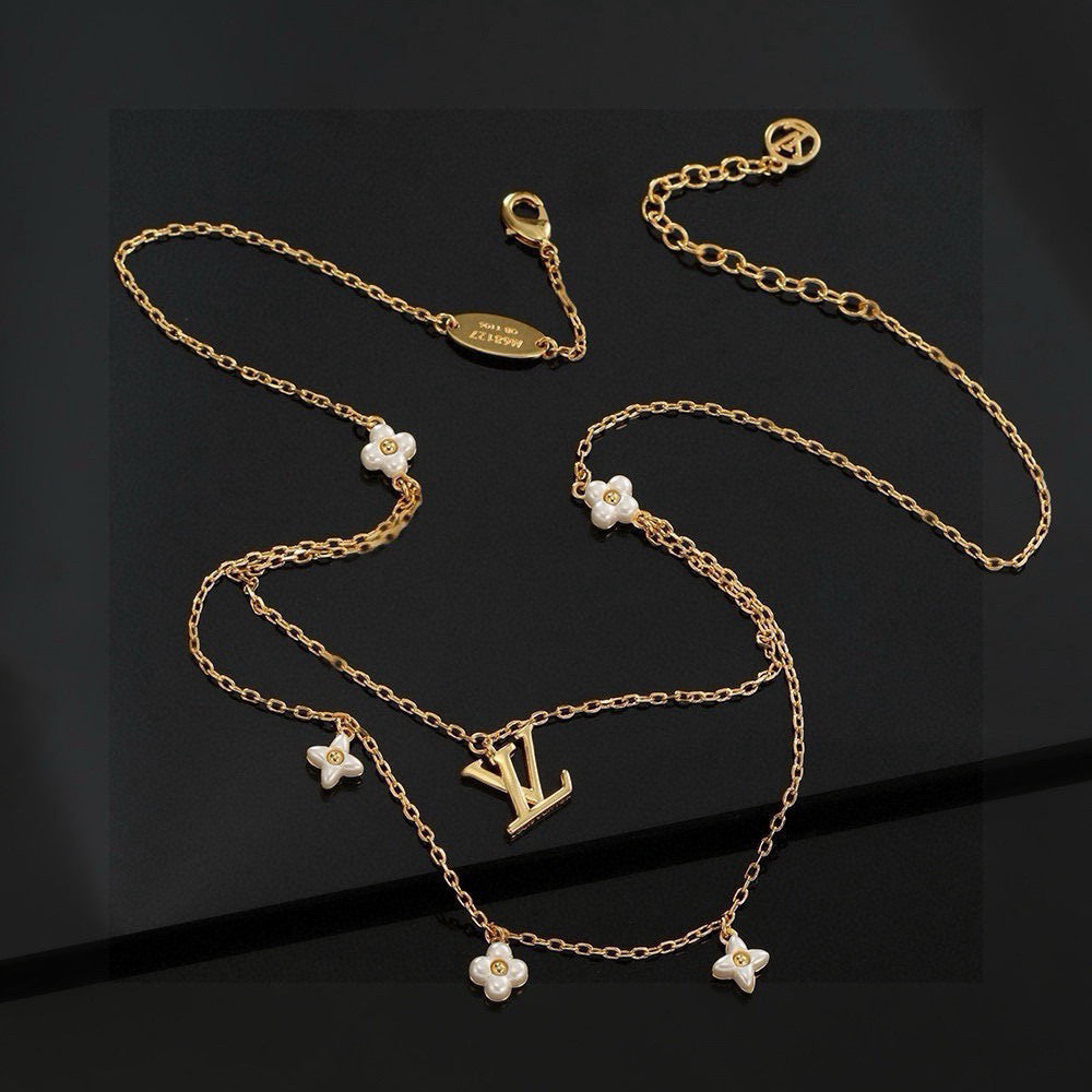 Martin Graham pendant necklace in polished metal-tone – main product view