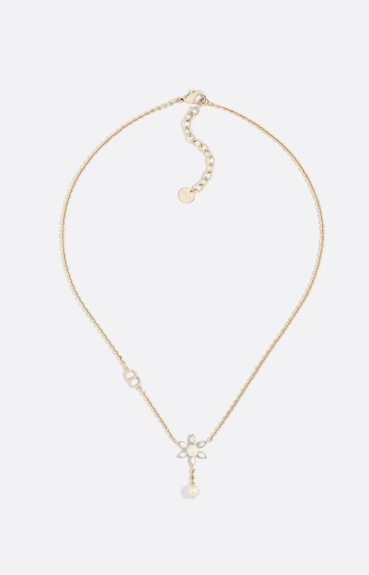 Martin Graham pendant necklace in polished metal-tone – main product view