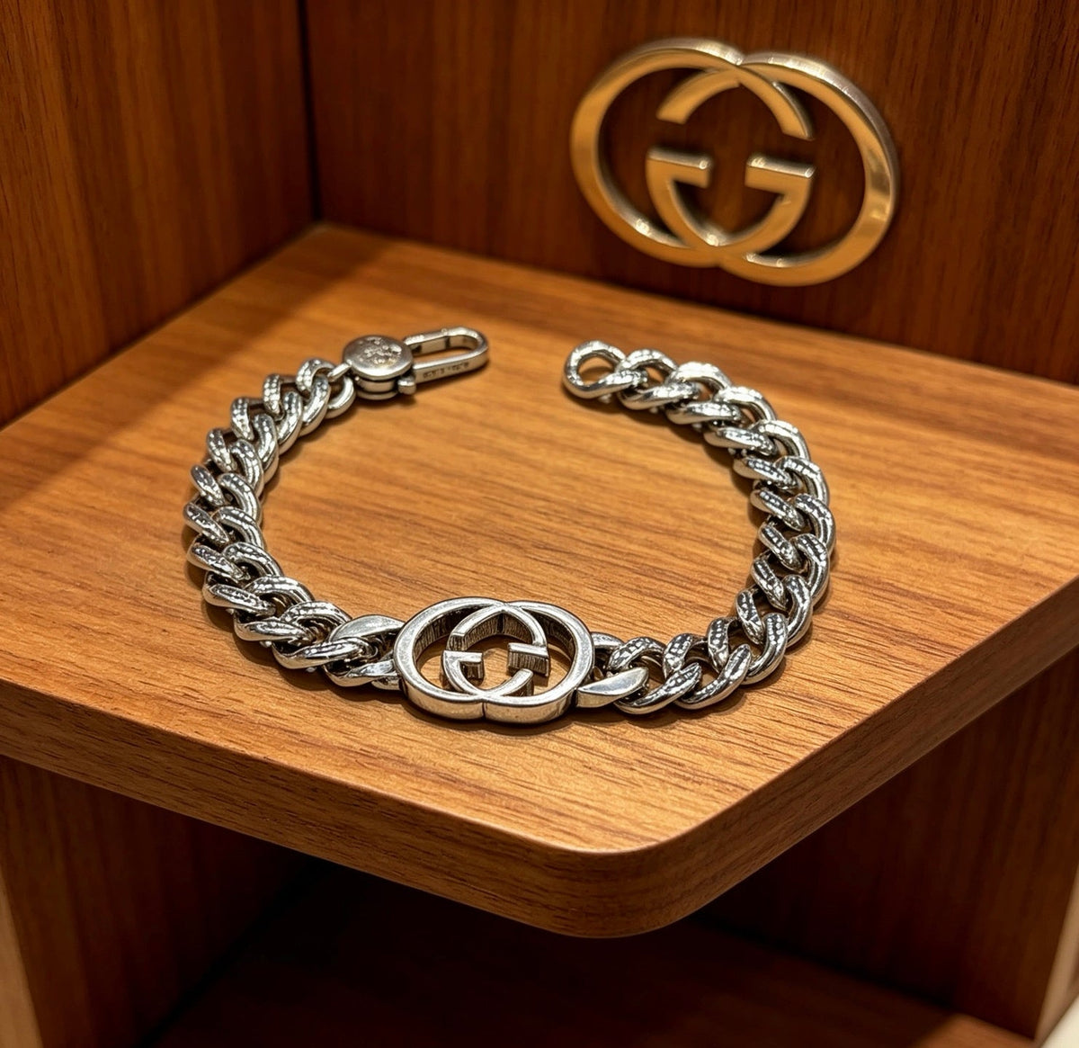 Martin Graham bracelet in polished metal-tone – main product view