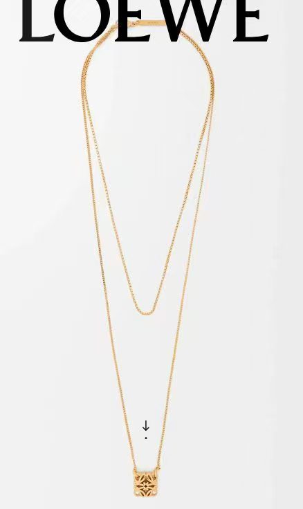 Martin Graham pendant necklace in polished metal-tone – main product view