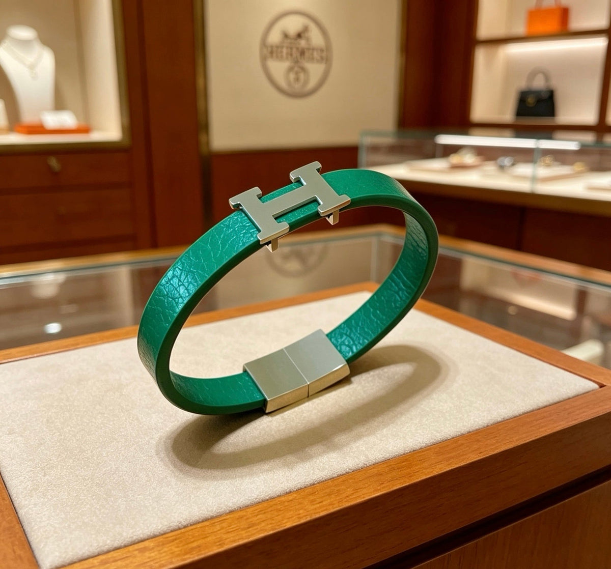 Martin Graham bangle in polished metal-tone – main product view