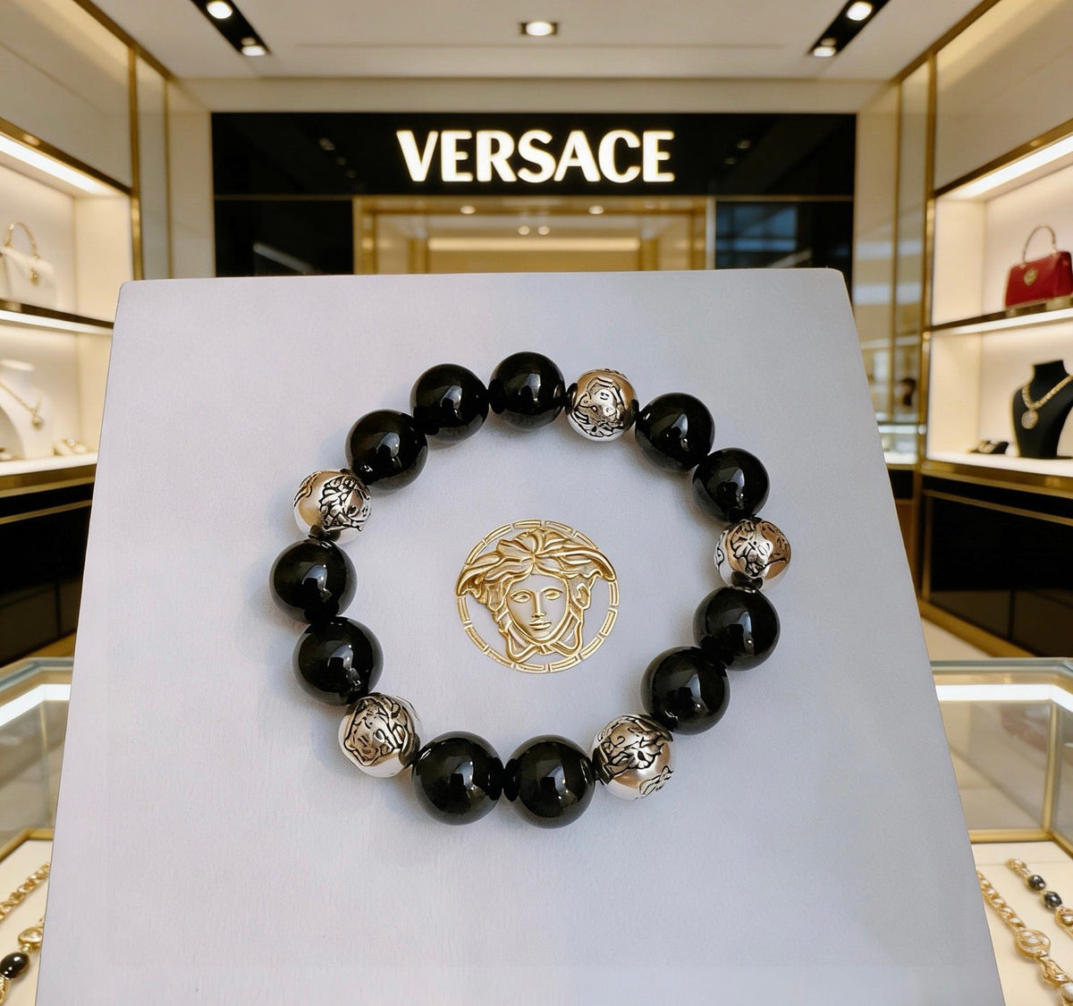 Martin Graham bracelet in polished metal-tone – main product view