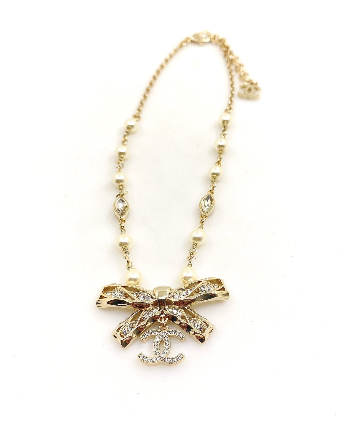 Martin Graham pendant necklace in polished metal-tone – main product view