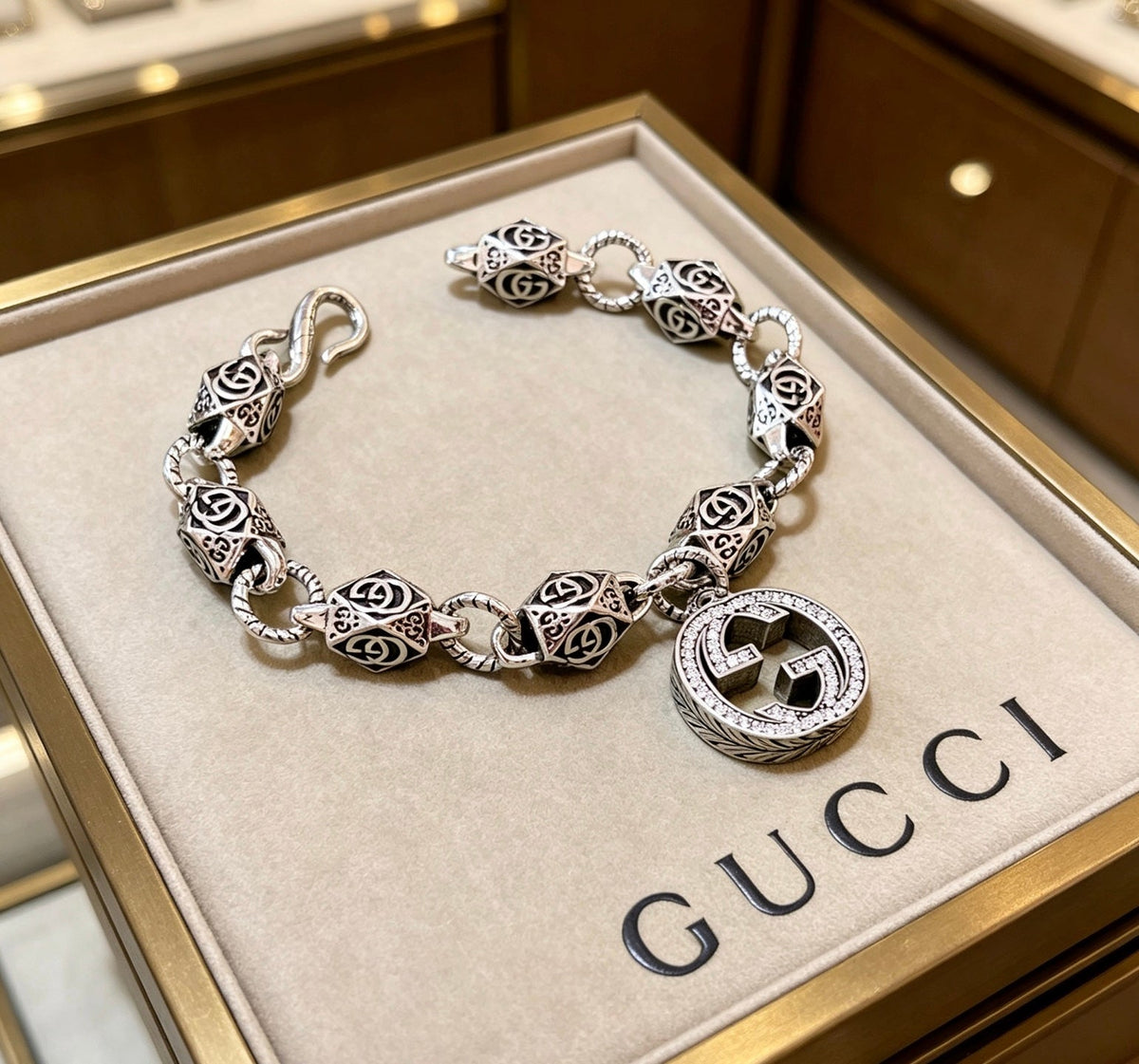 Martin Graham bracelet in polished metal-tone – main product view