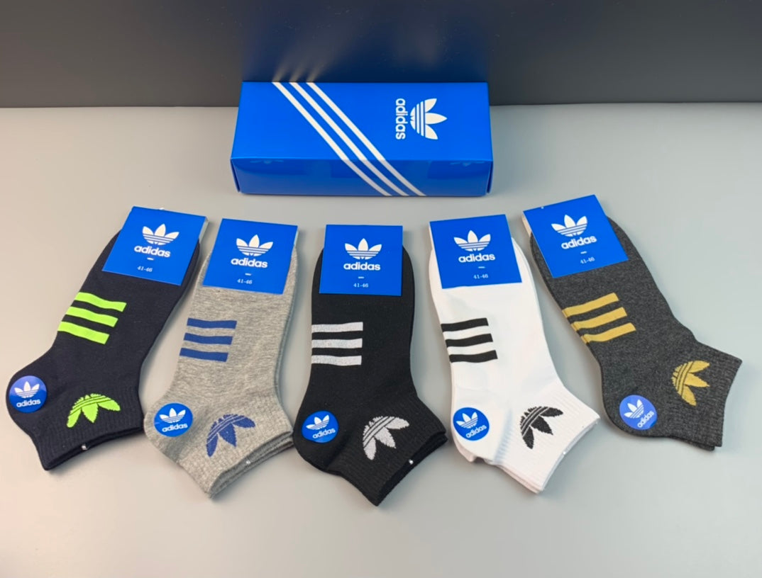 Adidas Cotton Breathable Socks – 5-Pair Pack