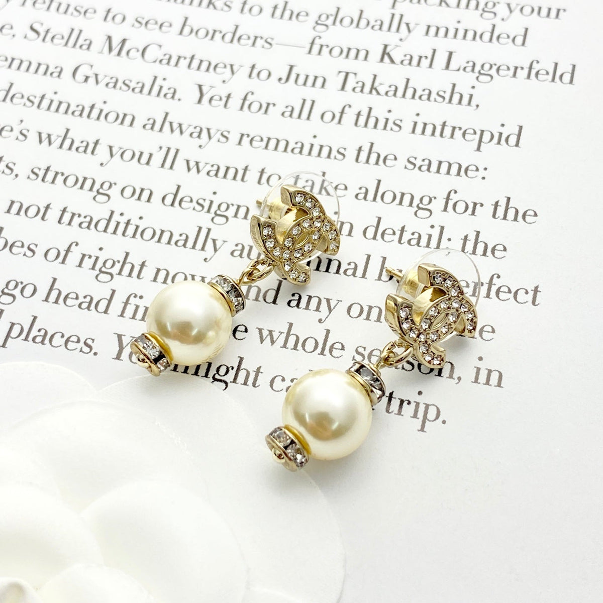 Martin Graham stud earrings in polished metal-tone – main product view