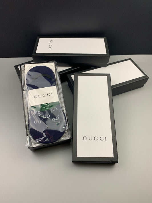 Gucci Logo No-Show No-Show Socks - 5-Pair Box