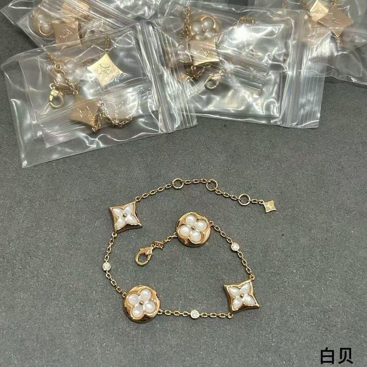 Martin Graham bracelet in polished metal-tone – main product view