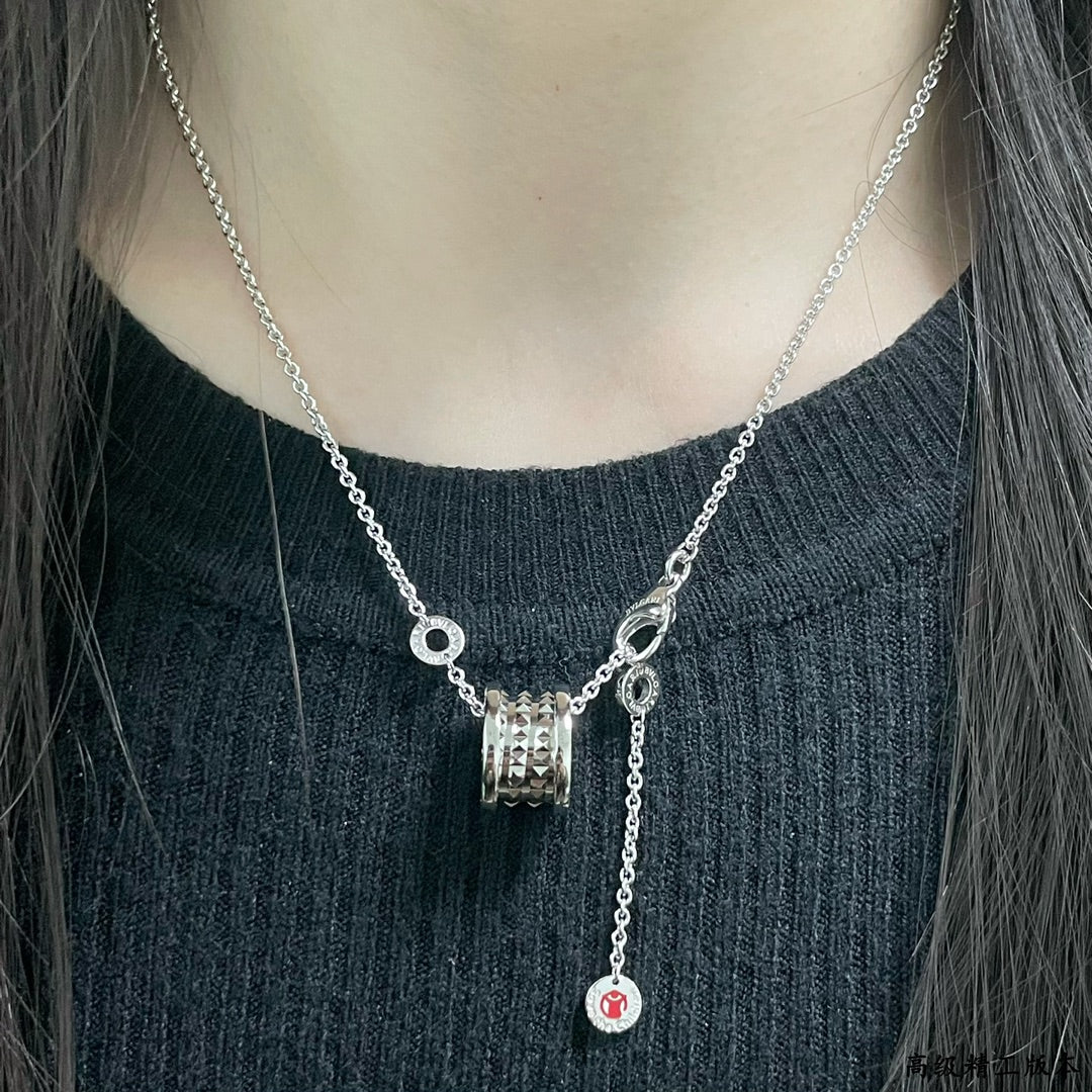 Martin Graham pendant necklace in polished metal-tone – main product view