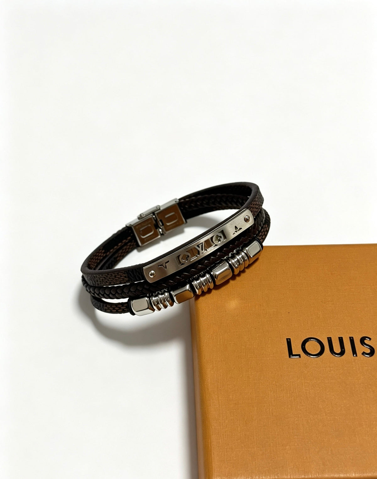 Martin Graham bangle in polished metal-tone – main product view