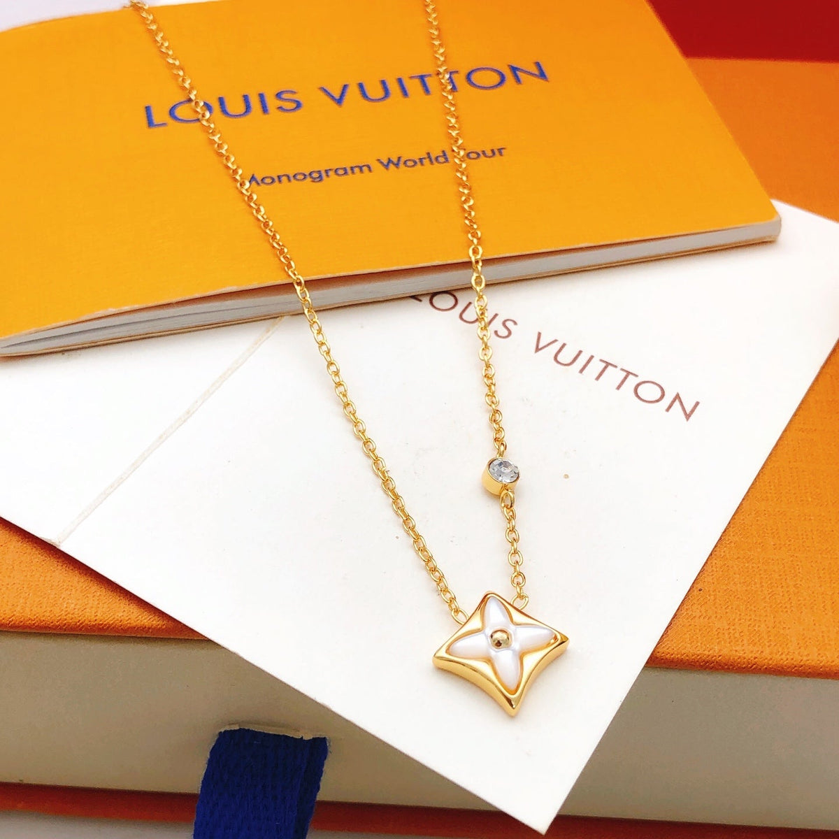 Martin Graham pendant necklace in polished metal-tone – main product view