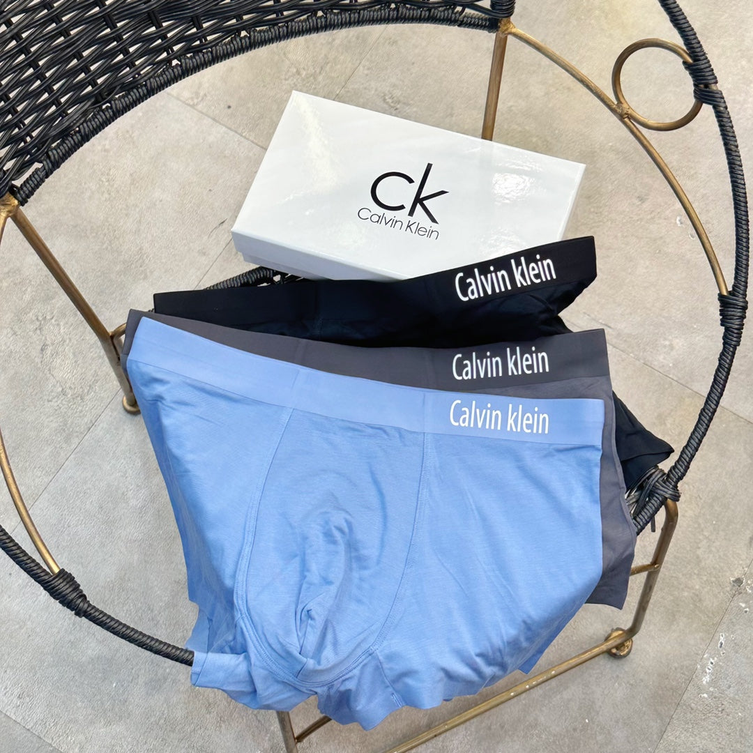 Calvin Klein Regenerated cotton Clean Tonal Waistbands Men's Boxer Briefs - 3-Piece Box