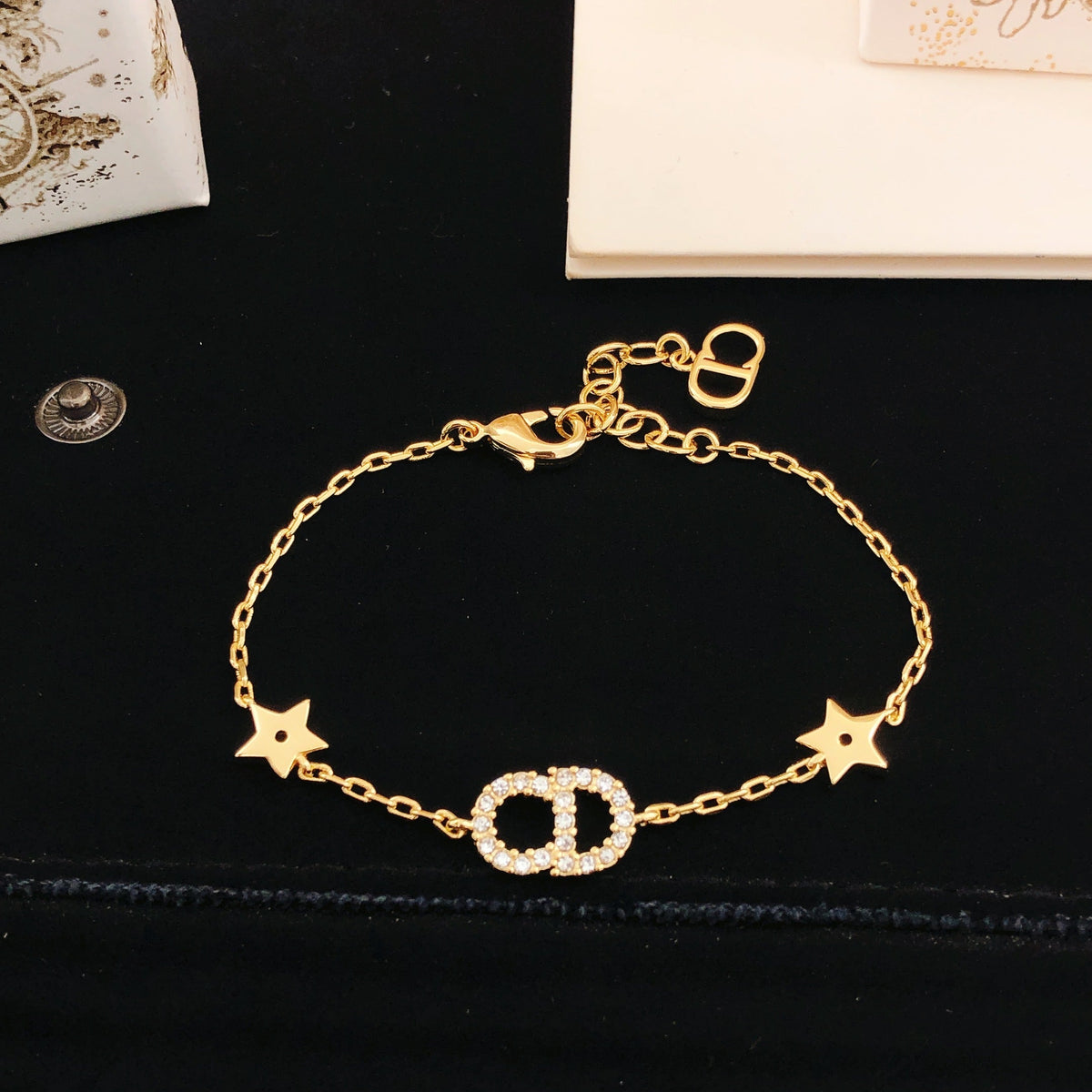 Martin Graham bracelet in polished metal-tone – main product view