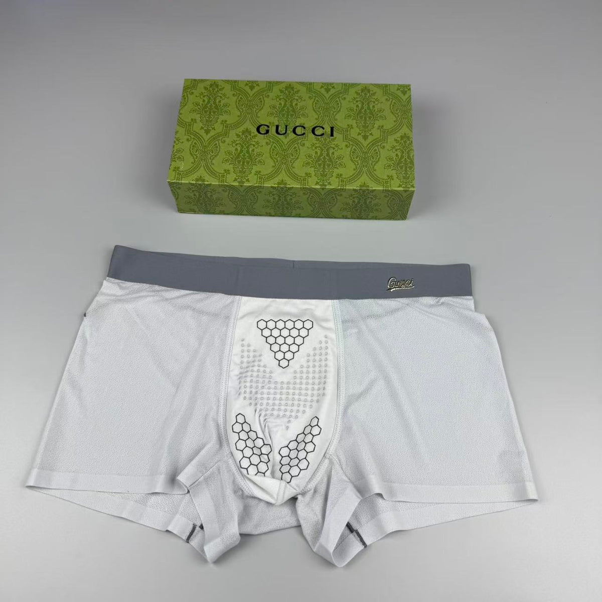 Gucci Silk Logo Detail Men's Boxer Briefs - 3-Piece Box