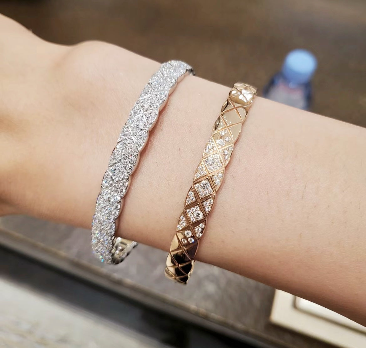 Martin Graham bangle in polished metal-tone – main product view