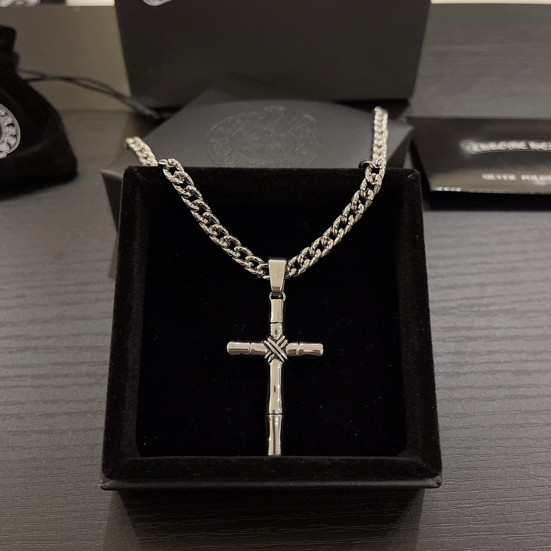 Martin Graham pendant necklace in polished metal-tone – main product view
