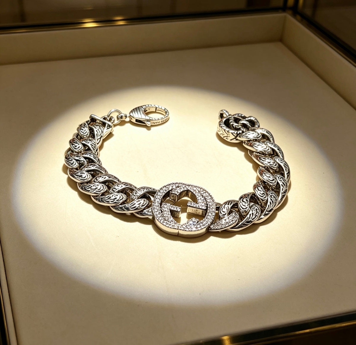 Martin Graham bracelet in polished metal-tone – main product view
