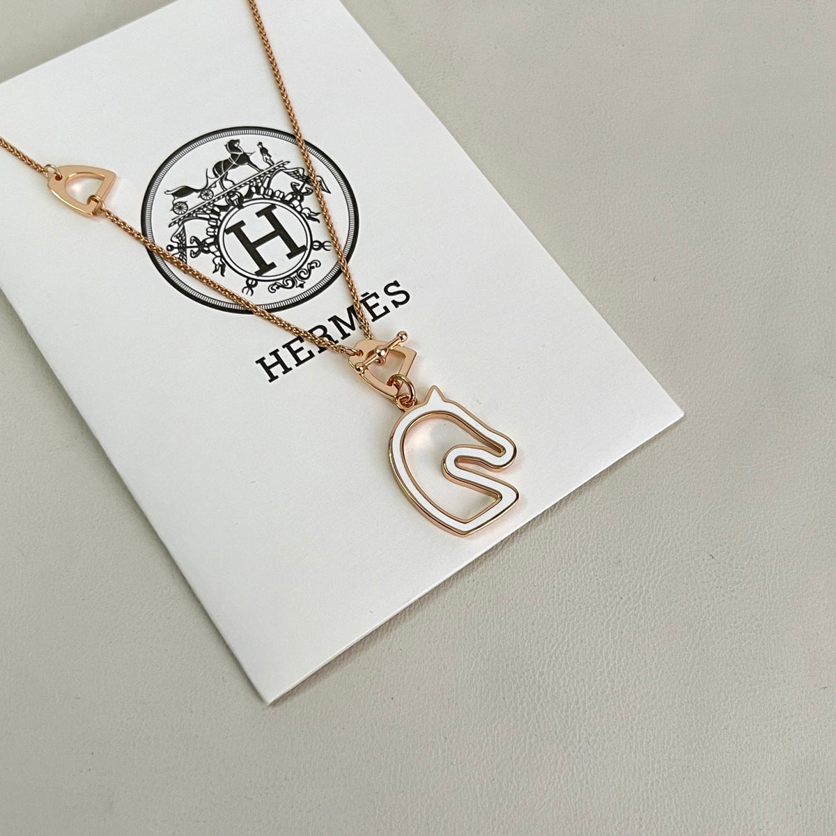 Martin Graham pendant necklace in polished metal-tone – main product view