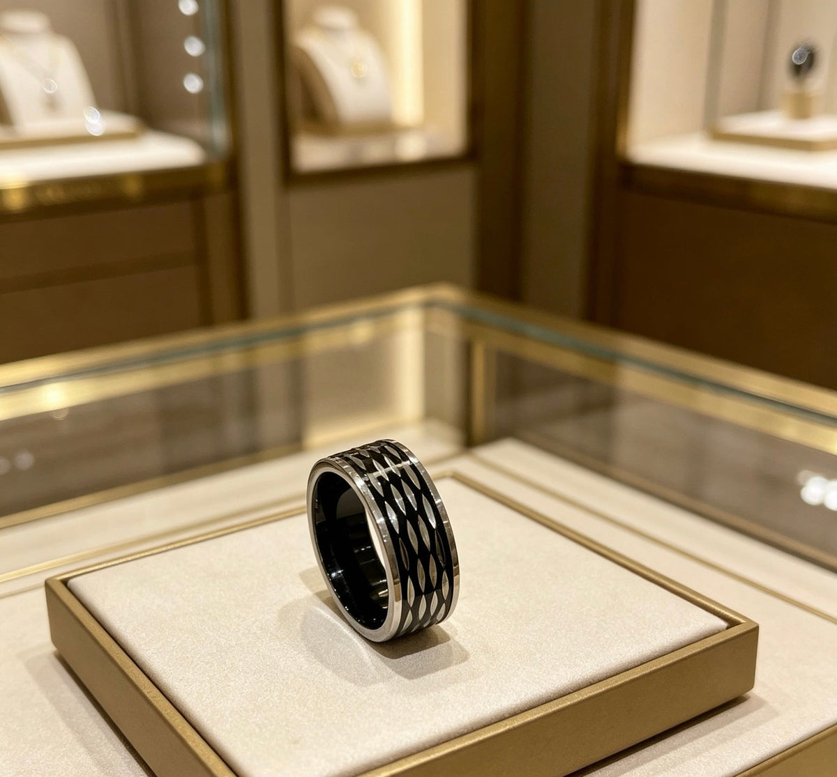 Martin Graham ring in polished metal-tone – main product view