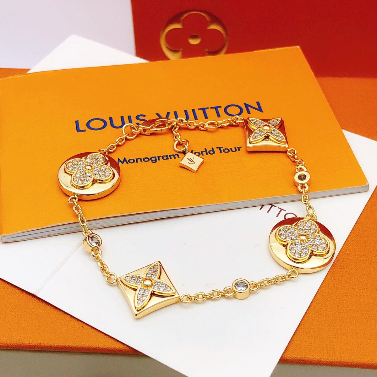 Martin Graham bracelet in polished metal-tone – main product view