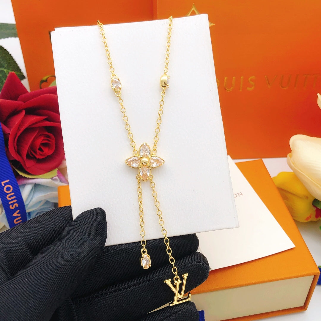 Martin Graham pendant necklace in polished metal-tone – main product view