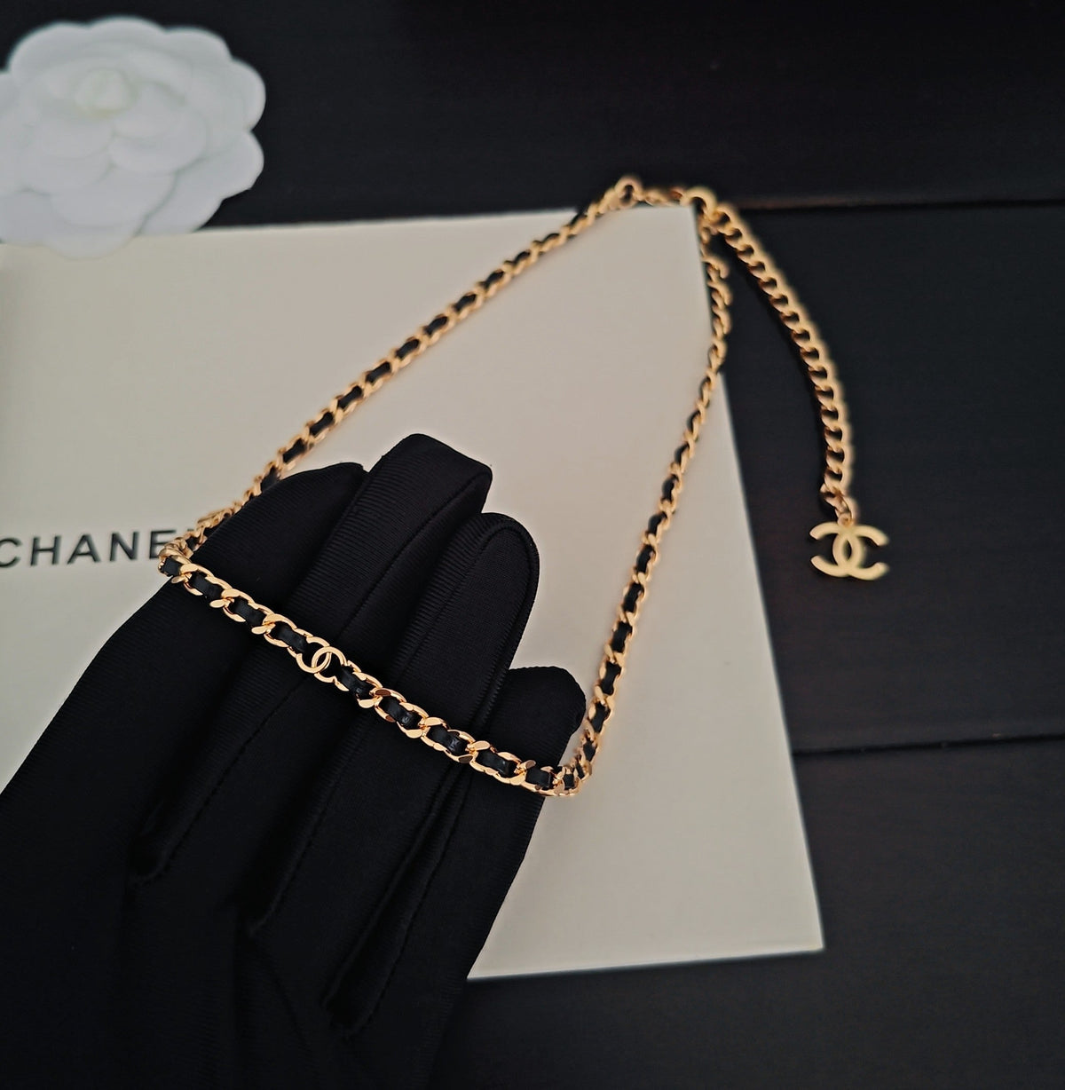Martin Graham pendant necklace in polished metal-tone – main product view