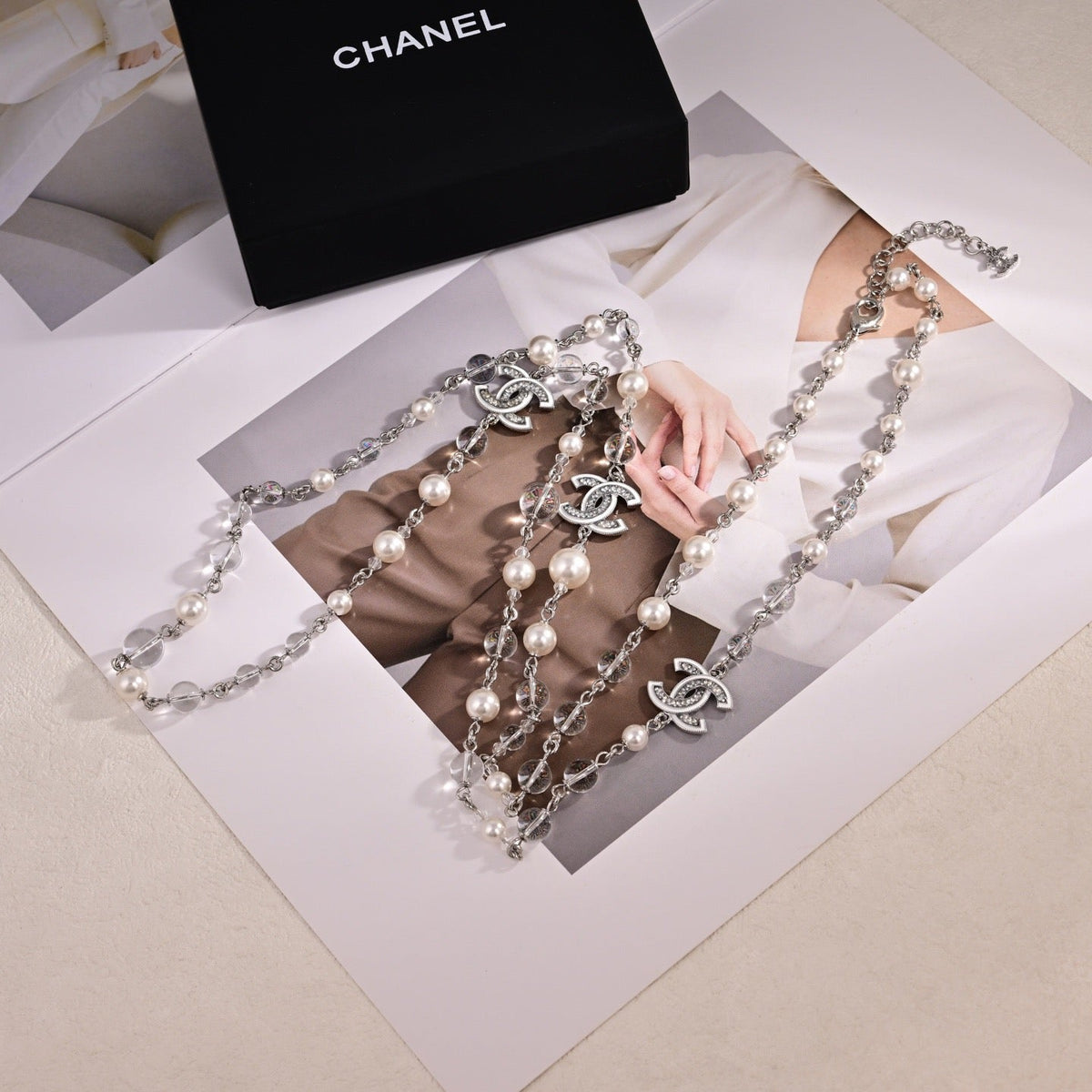 Martin Graham pendant necklace in polished metal-tone – main product view