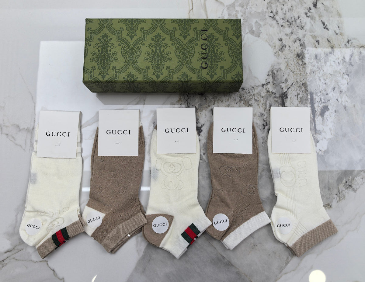 Gucci Modal Socks - 5-Pair Set