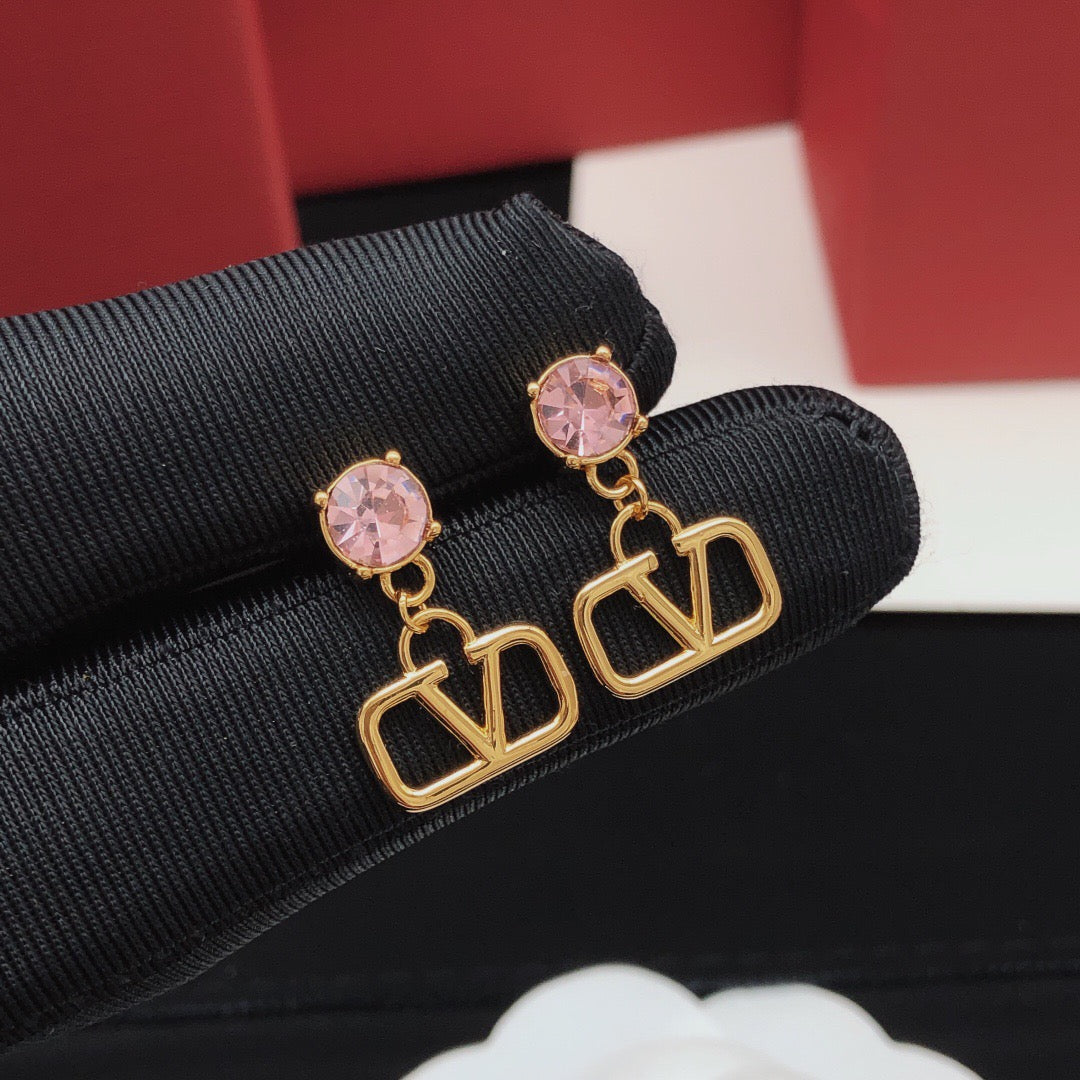 Martin Graham stud earrings in polished metal-tone – main product view