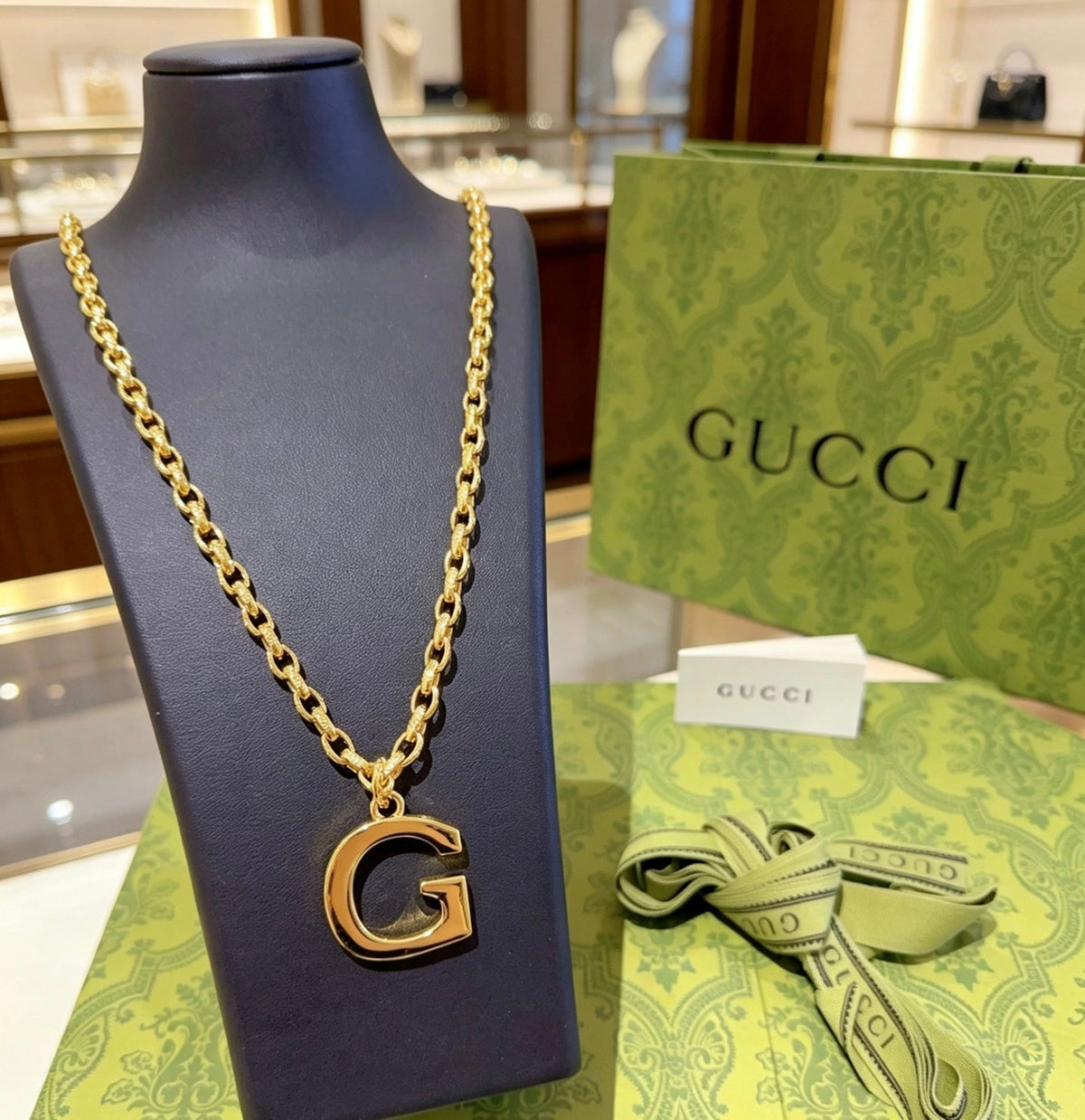 Martin Graham pendant necklace in polished metal-tone – main product view