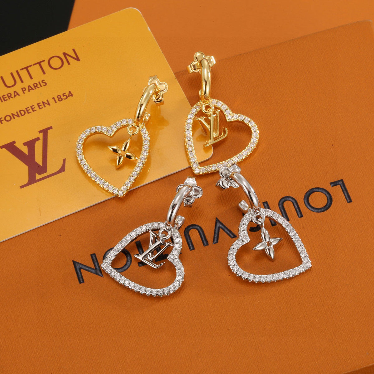 Martin Graham stud earrings in polished metal-tone – main product view