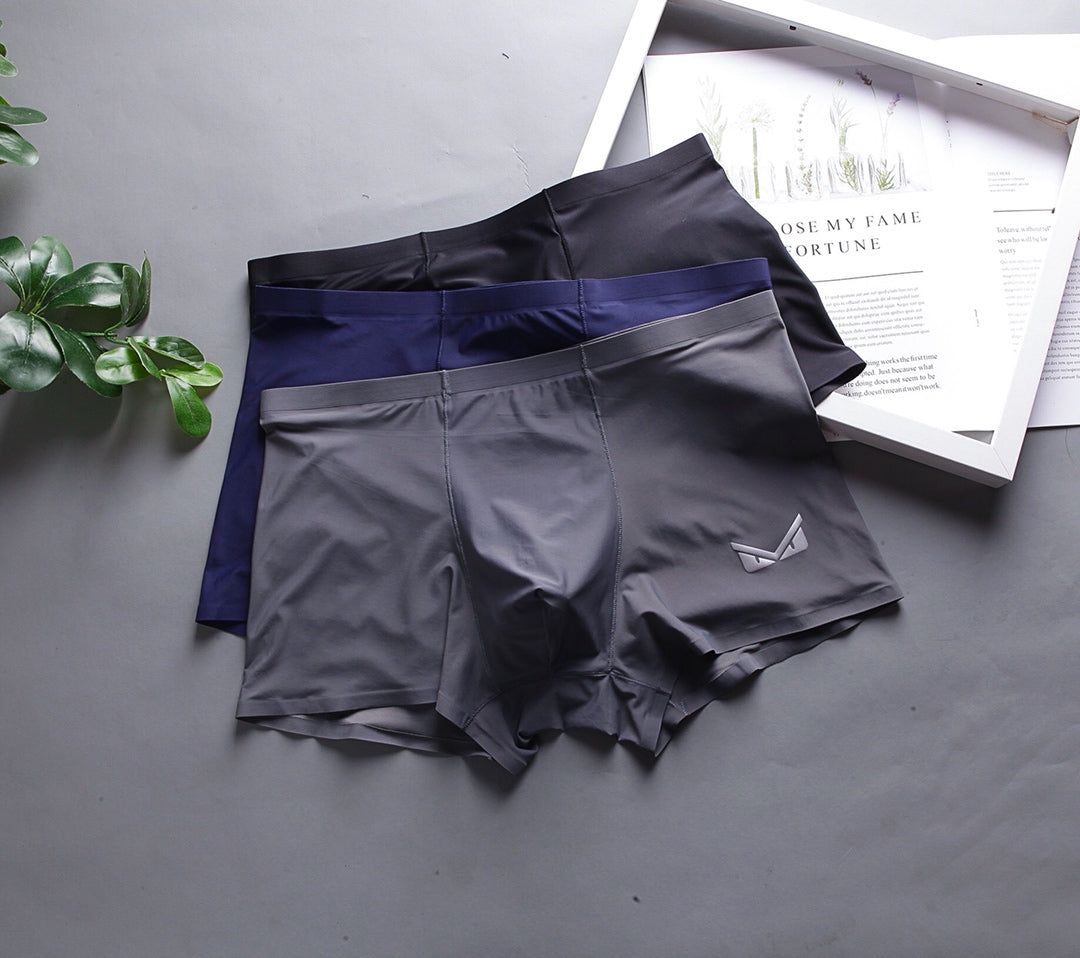 Fendi Goat-milk silk Small Logo Details Men's Boxer Briefs - 3-Piece Box