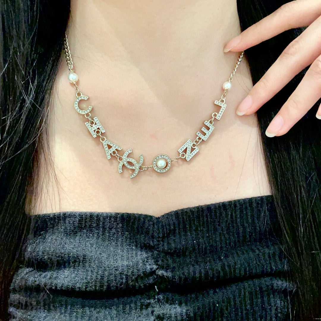 Martin Graham pendant necklace in polished metal-tone – main product view