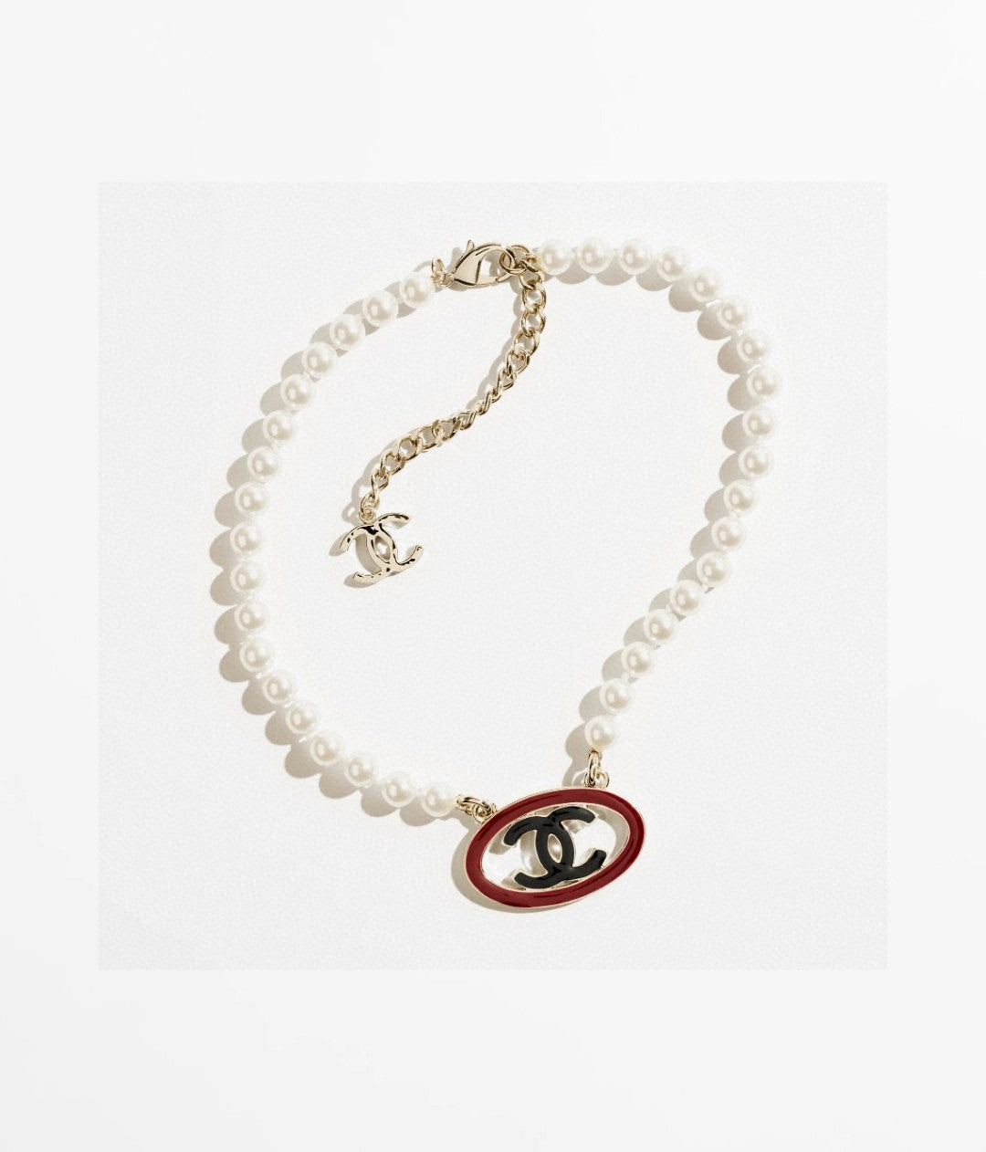 Martin Graham pendant necklace in polished metal-tone – main product view