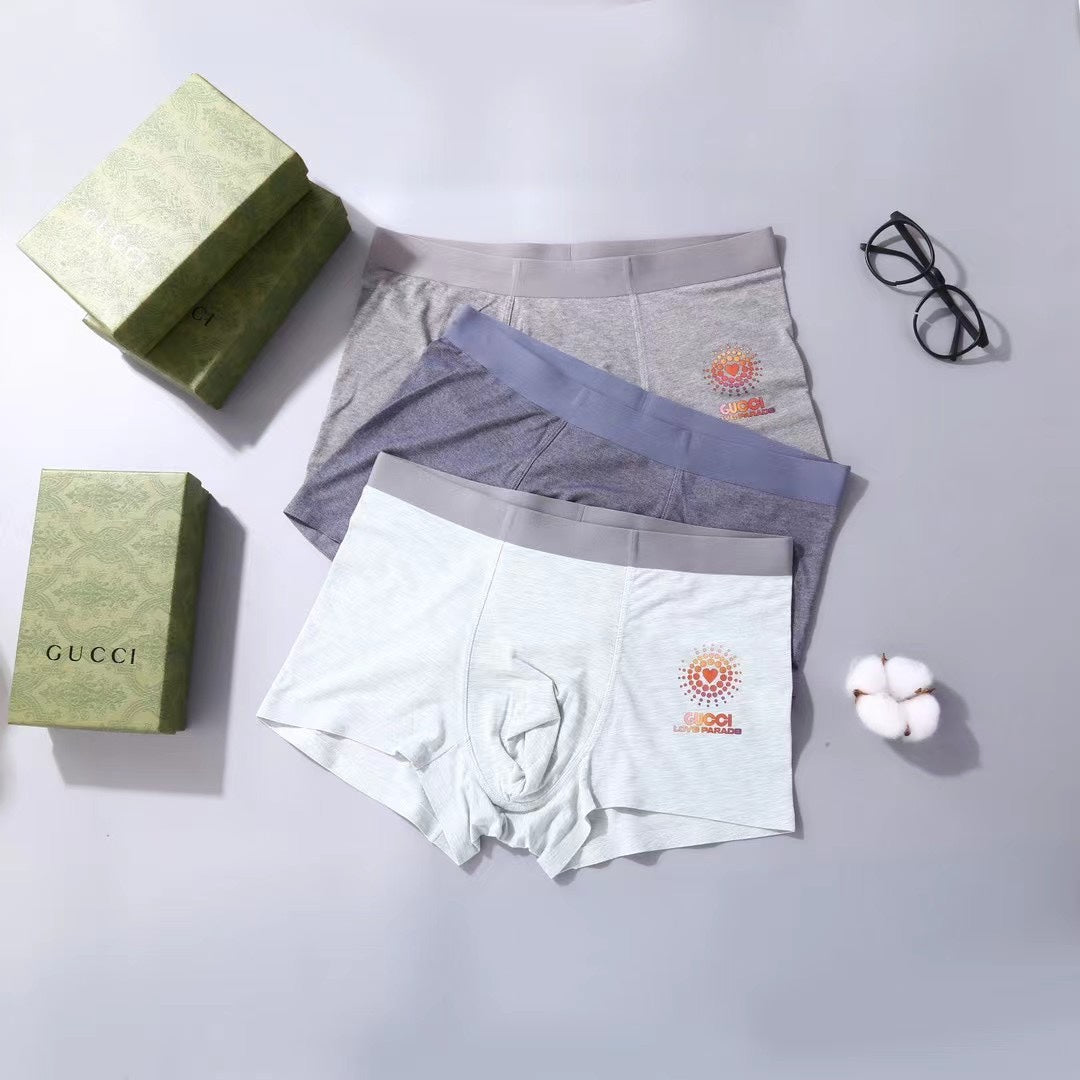 Gucci Classic Men's Boxer Briefs - 3-Piece Box
