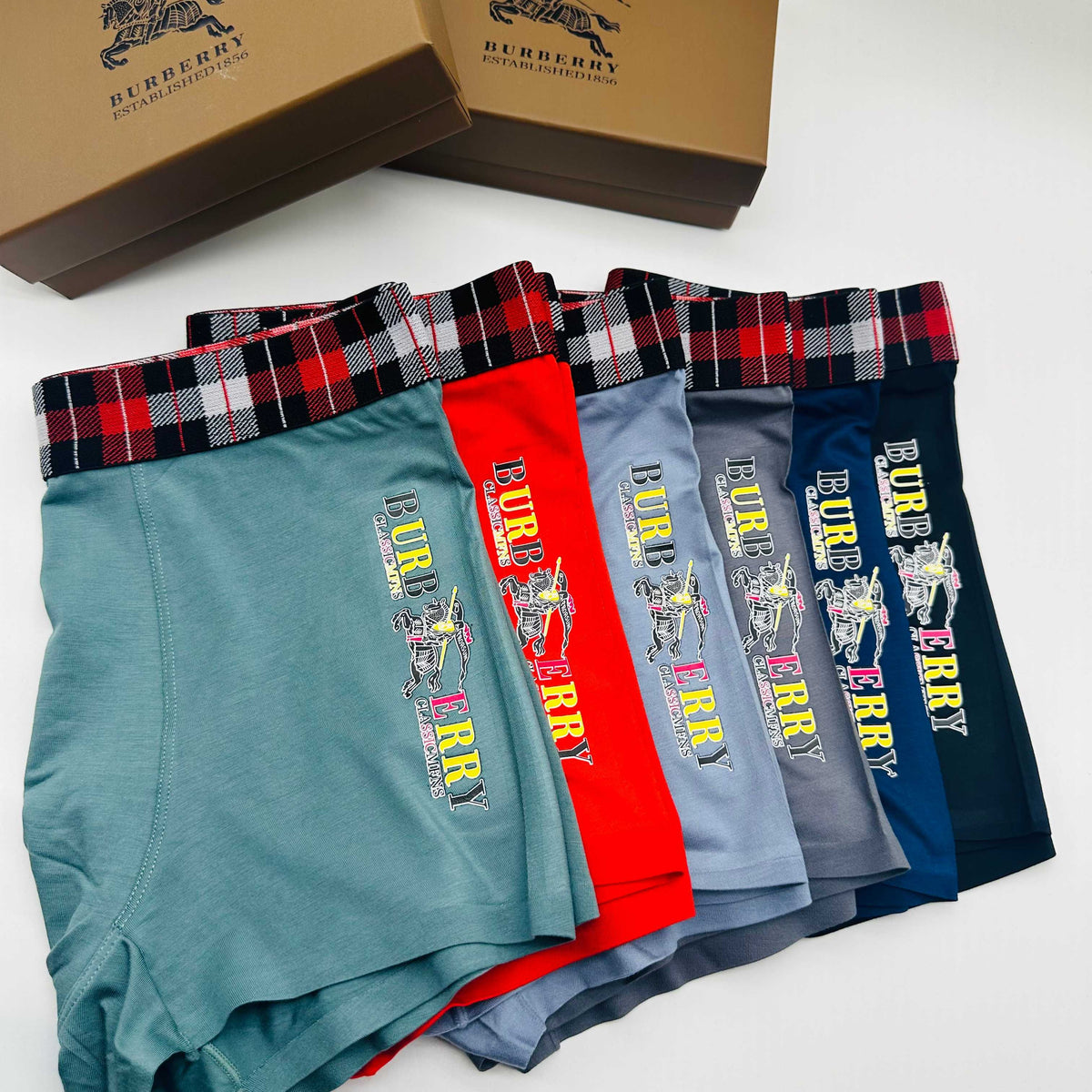 Burberry Modal Breathable Seamless Men's Boxer Briefs – 3-Pack