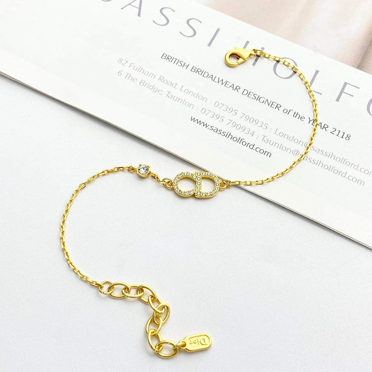 Martin Graham bracelet in polished metal-tone – main product view