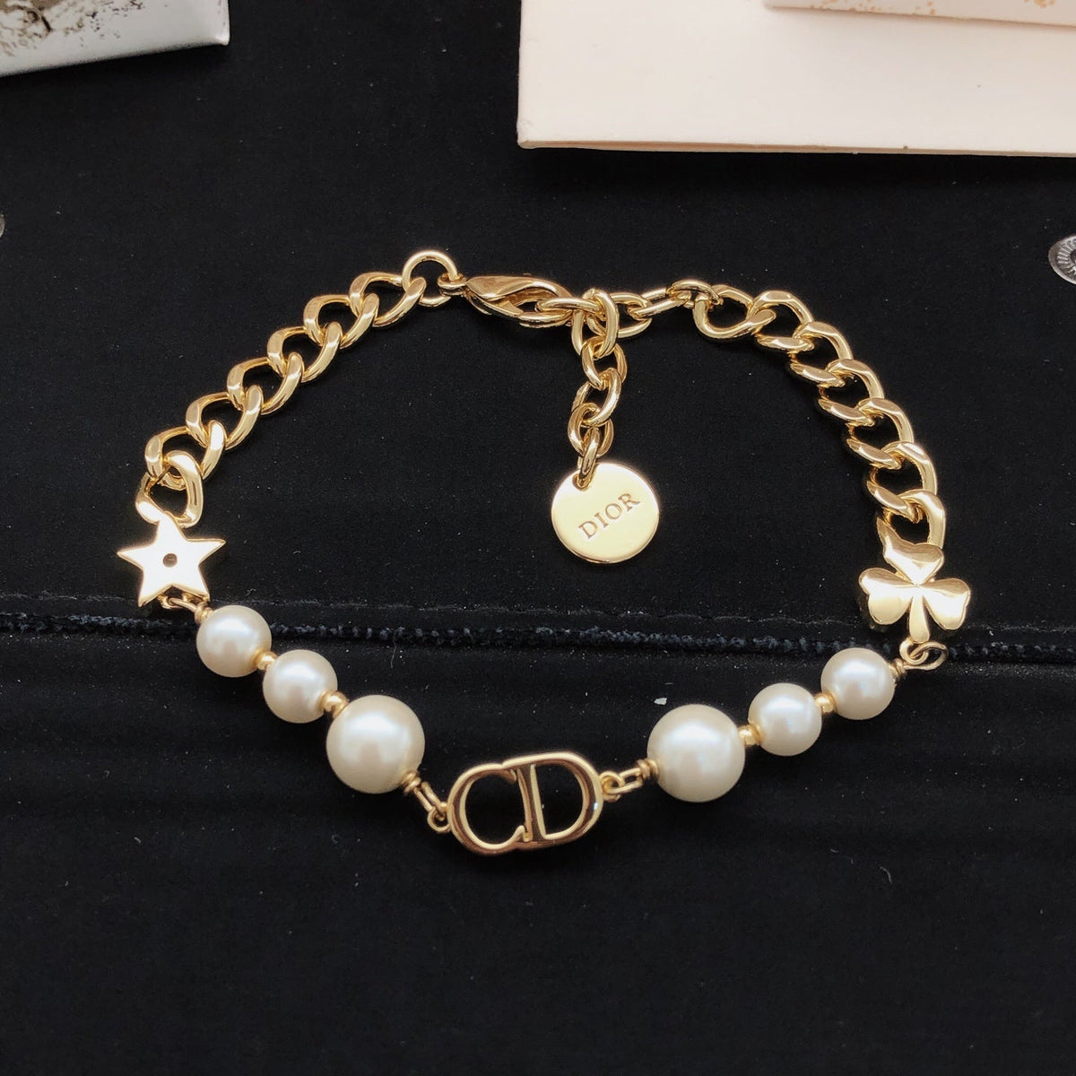 Martin Graham bracelet in polished metal-tone – main product view