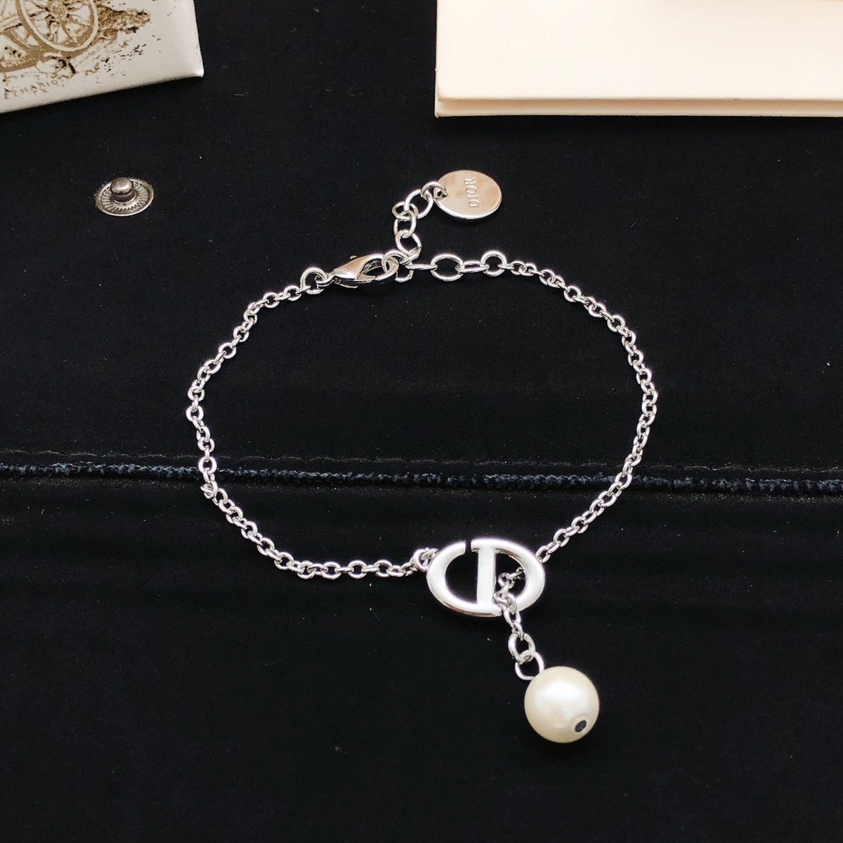 Martin Graham bracelet in polished metal-tone – main product view