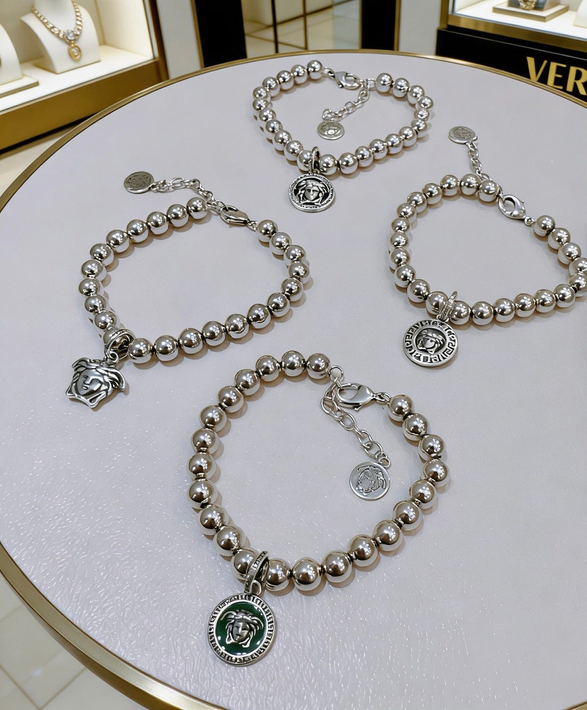 Martin Graham pendant necklace in polished metal-tone – main product view