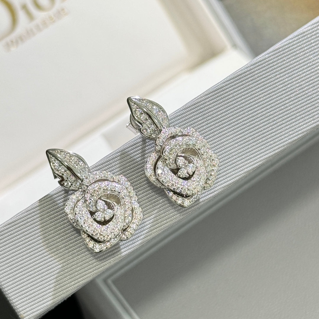 Martin Graham stud earrings in polished metal-tone – main product view