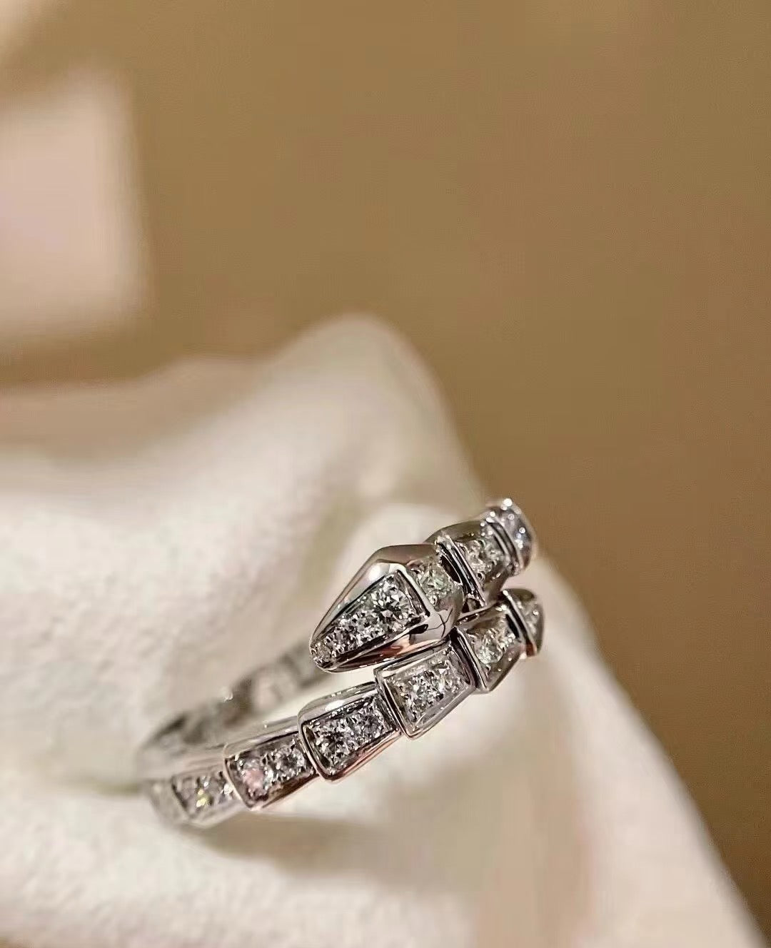 Martin Graham ring in polished metal-tone – main product view