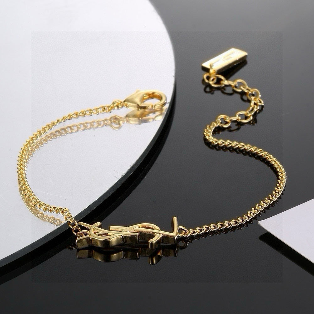 Martin Graham bracelet in polished metal-tone – main product view