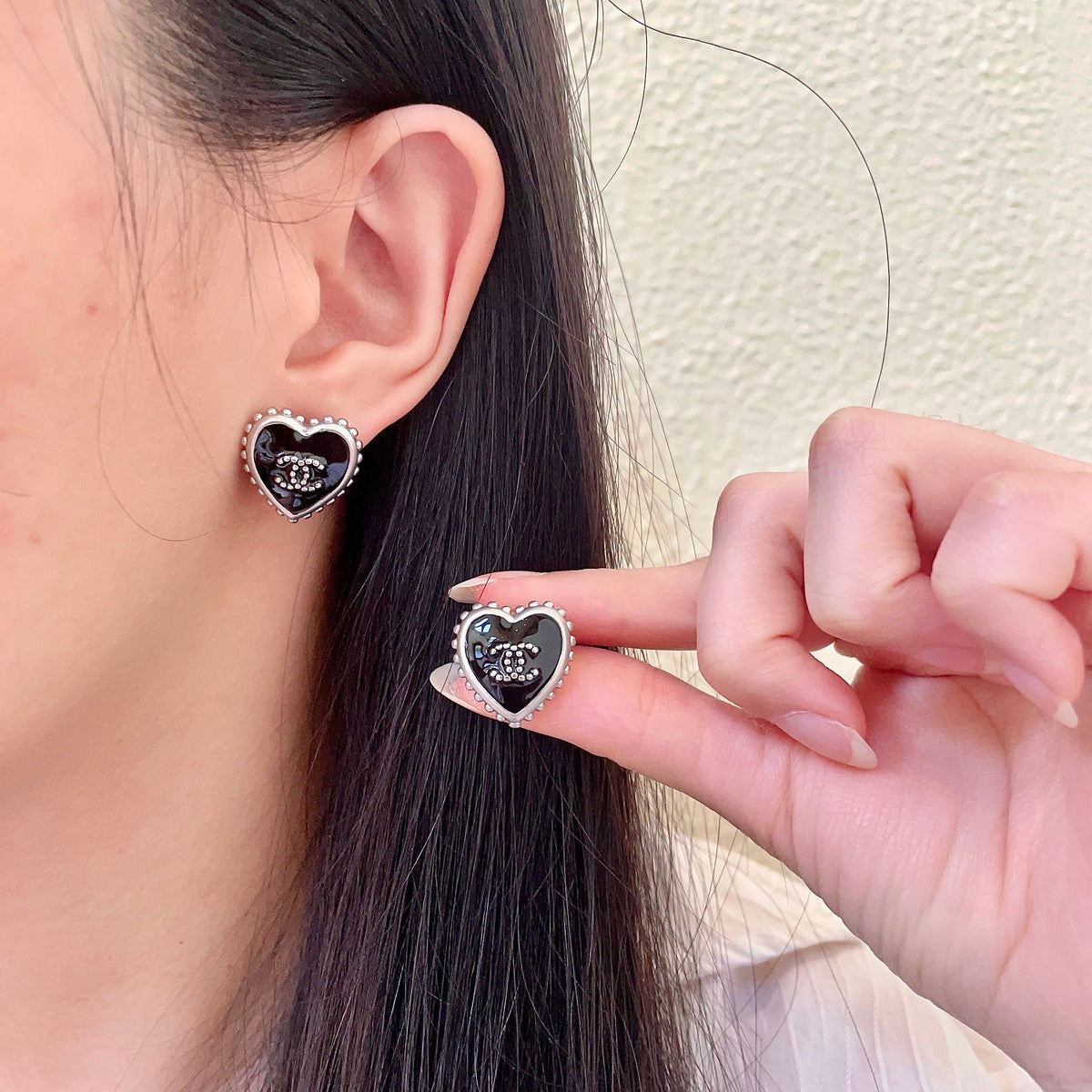 Martin Graham stud earrings in polished metal-tone – main product view