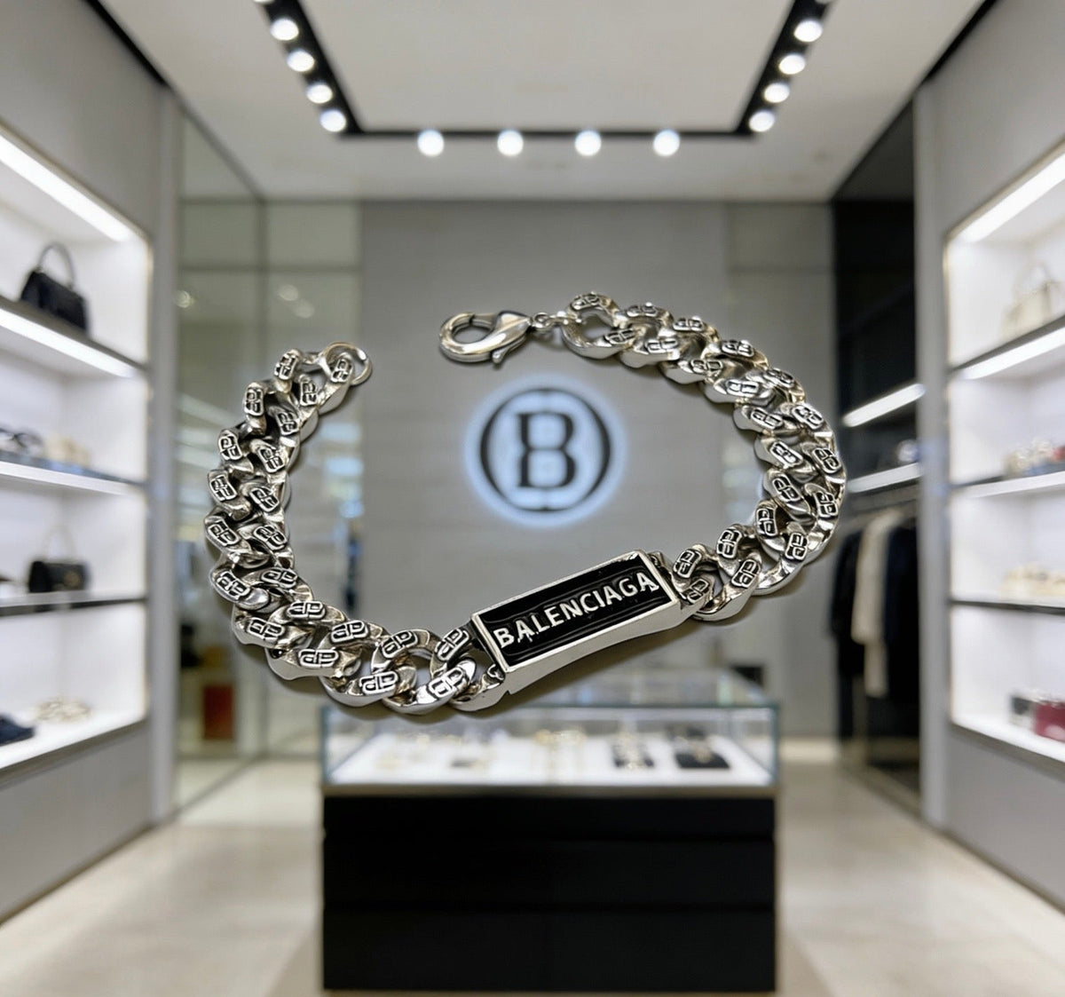 Martin Graham bracelet in polished metal-tone – main product view