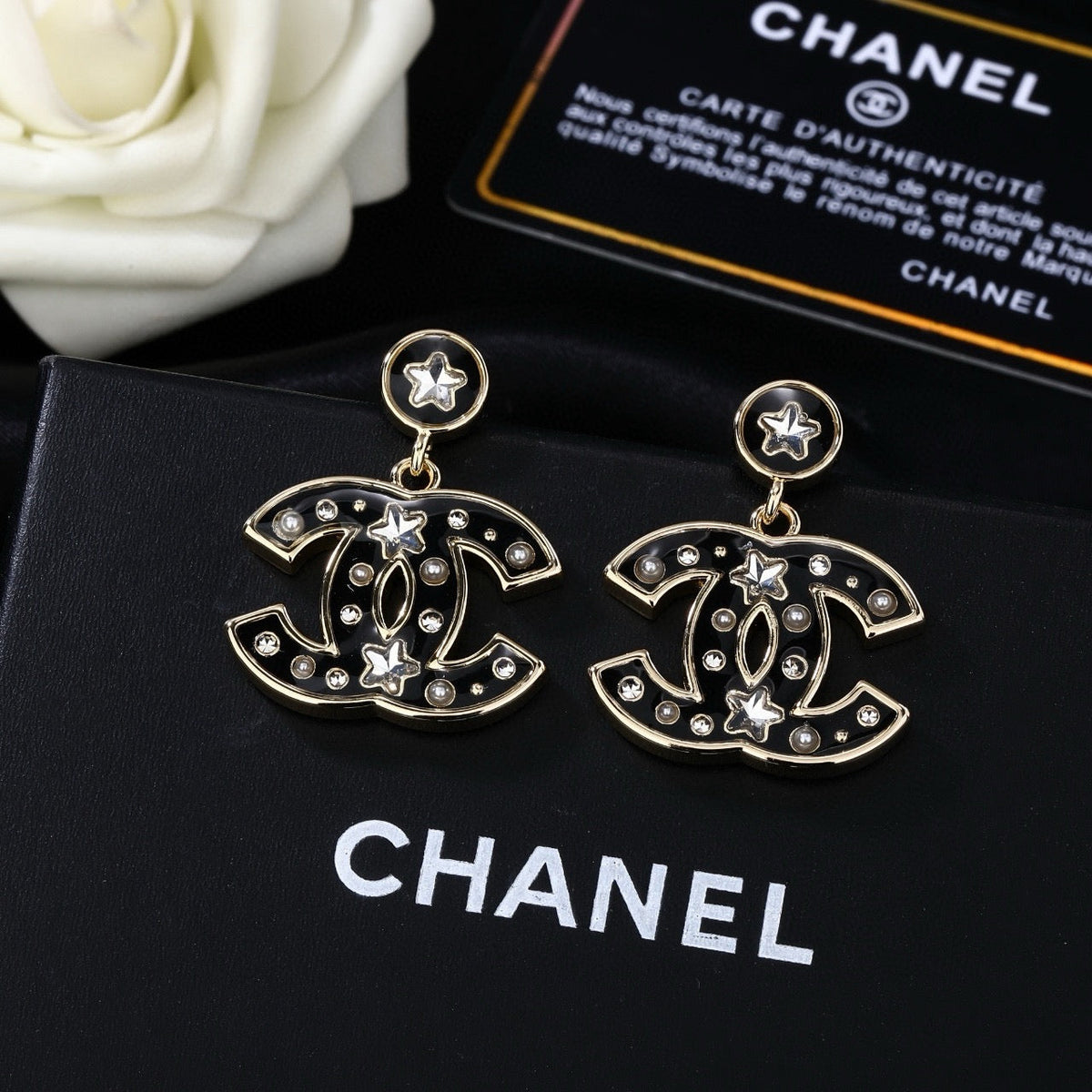 Martin Graham earrings in polished metal-tone – main product view