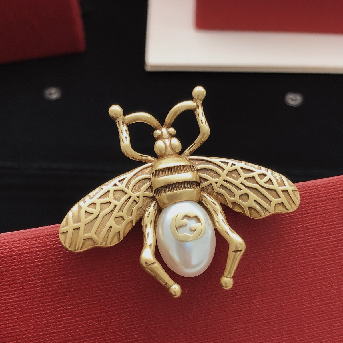 Martin Graham brooch in polished metal-tone – main product view