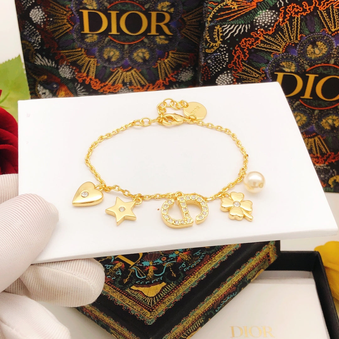 Martin Graham bracelet in polished metal-tone – main product view